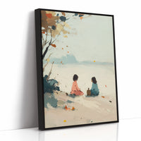Shoreline Reverie Captures Autumn Whispers