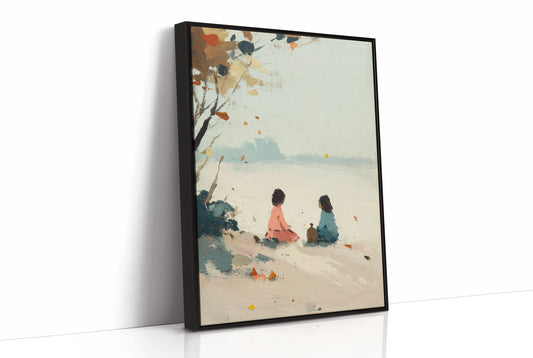 Shoreline Reverie Captures Autumn Whispers
