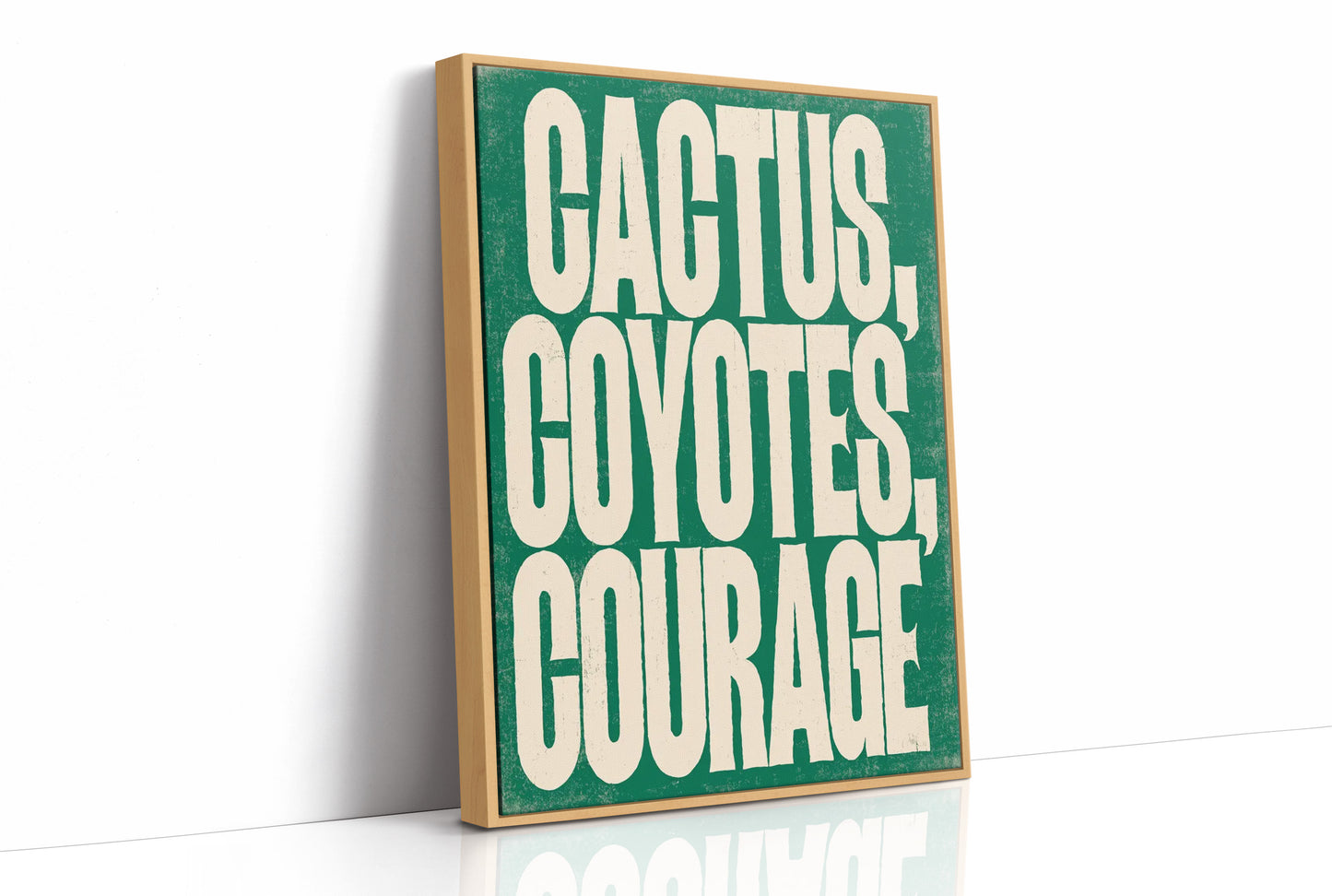 Cactus, Coyotes, Courage