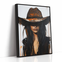 Ember Noir – Western Cowgirl Wall Art