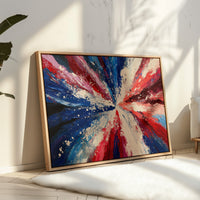 Freedom's Colors Dance At Dawn