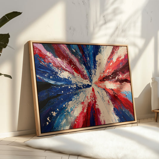Freedom's Colors Dance At Dawn