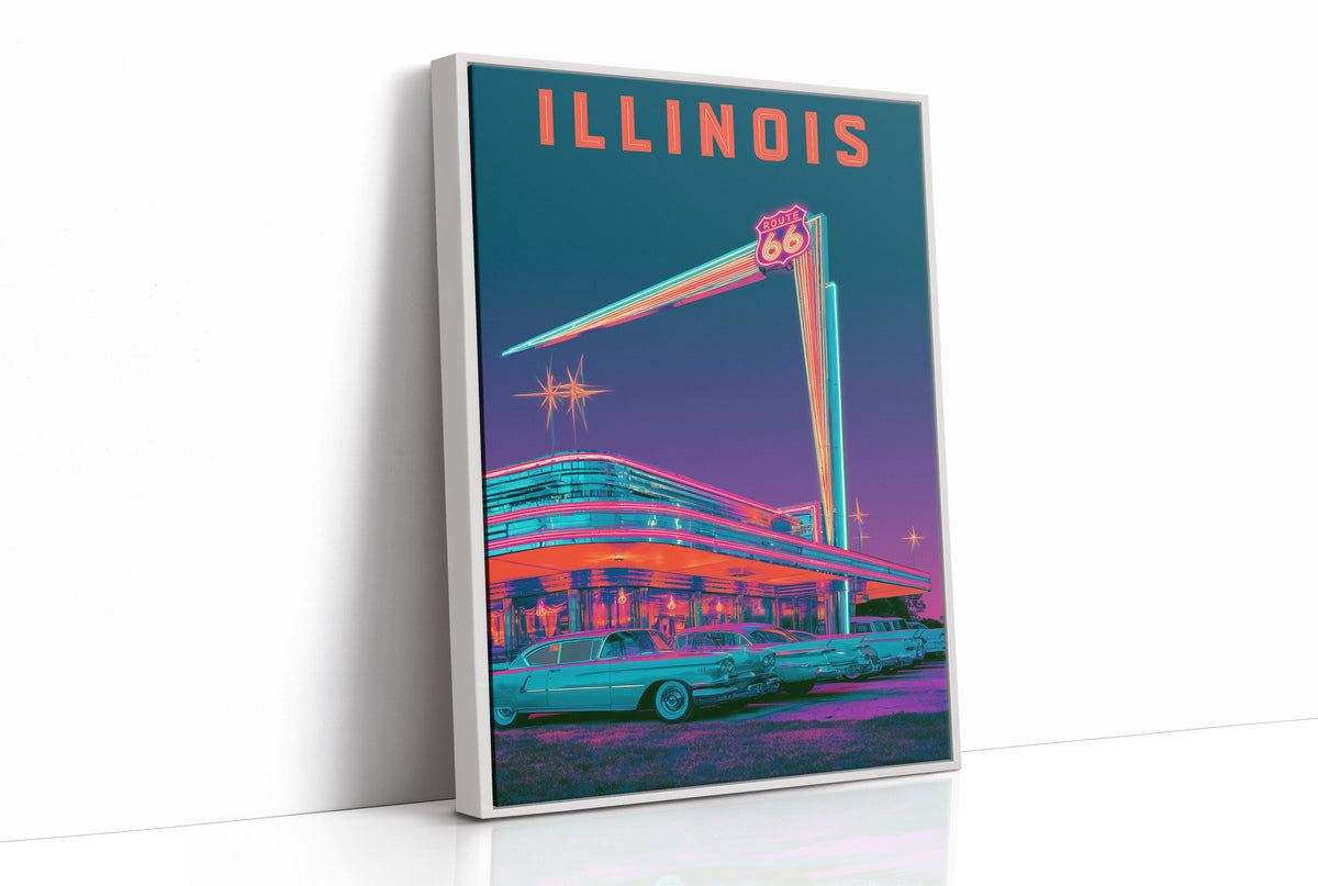 Route 66 Neon Diner Nights