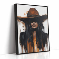 Midnight Dust – Western Cowgirl Wall Art