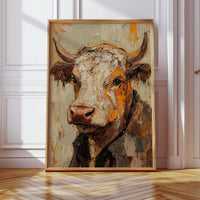 Rustic Longhorn with Painted Soul