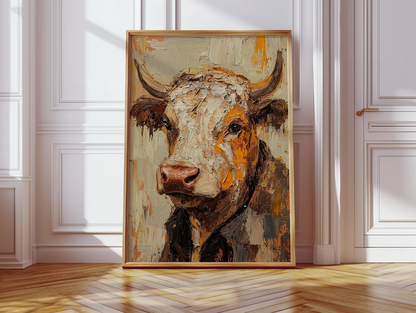 Rustic Longhorn with Painted Soul