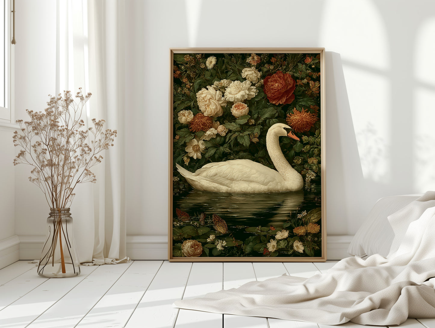 Serenity Among Blossoms