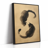 Feline Brushstrokes Share Quiet Secrets