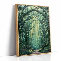 Fireflies Down the Forest Path