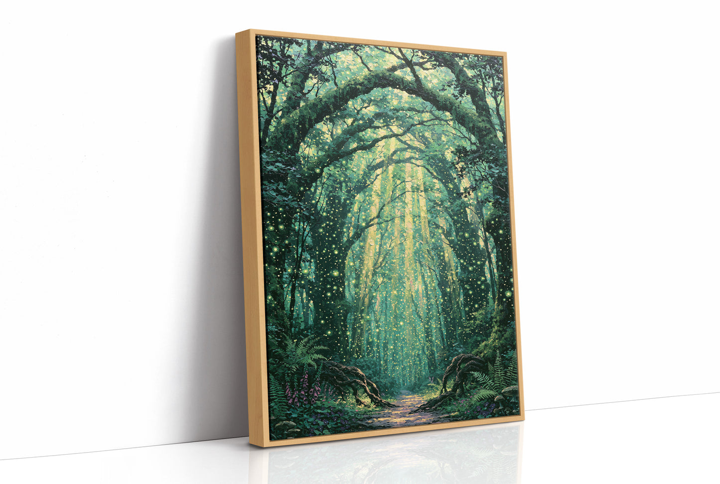 Fireflies Down the Forest Path