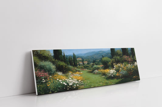 Sunlit Garden Path In Tuscany