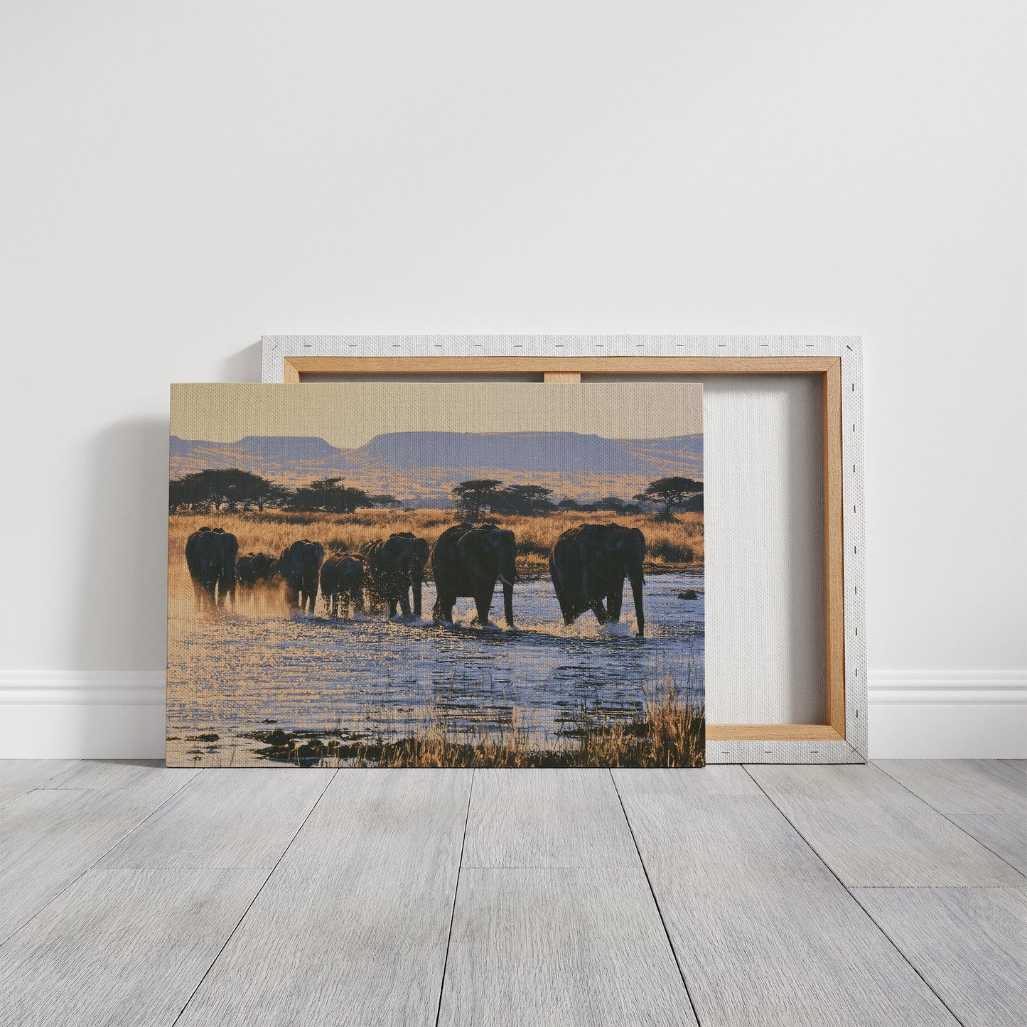 Herd, Crossing at Dusk