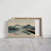 Mountain Reflections Across Still Waters