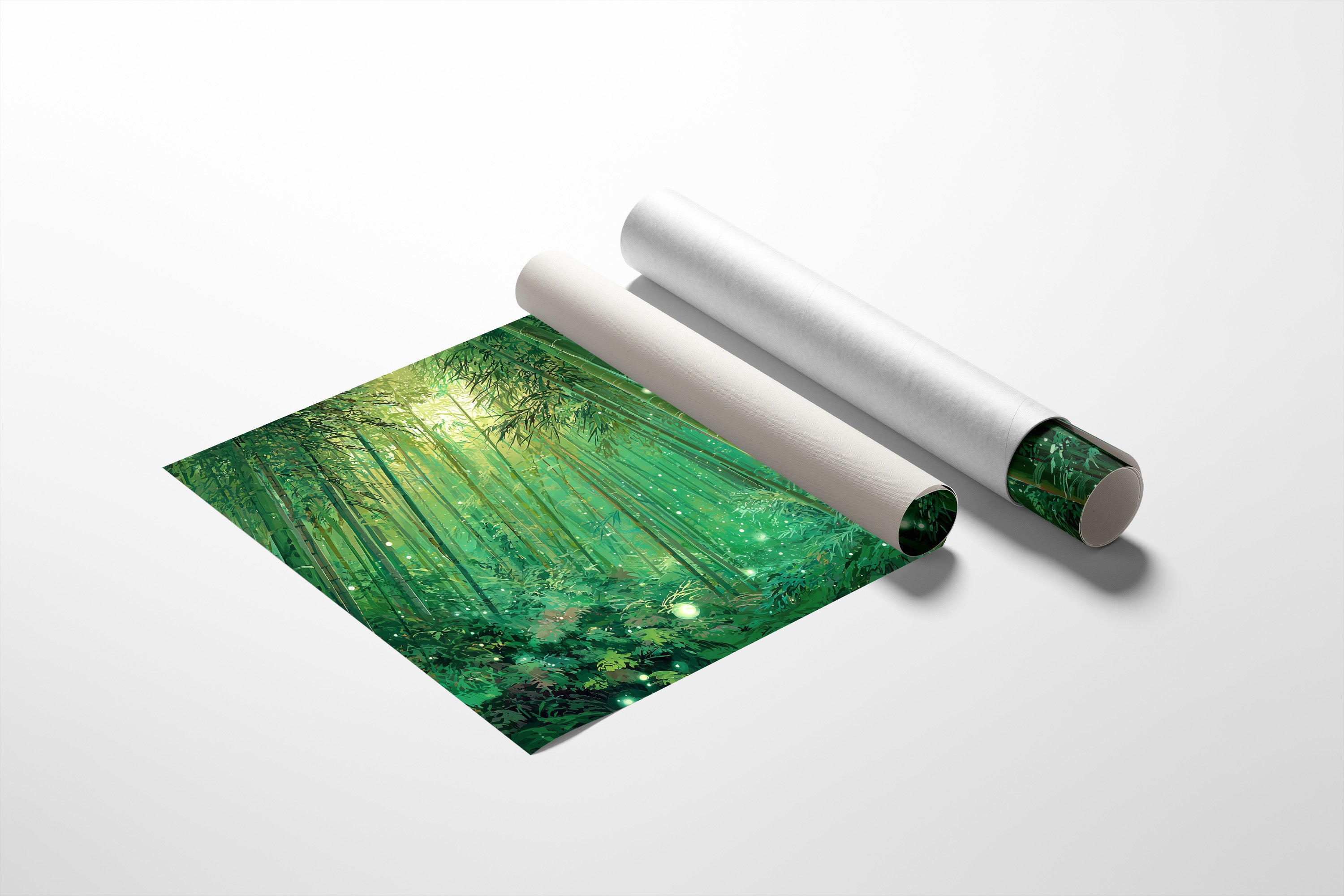 Fireflies Dance Through Bamboo Forest