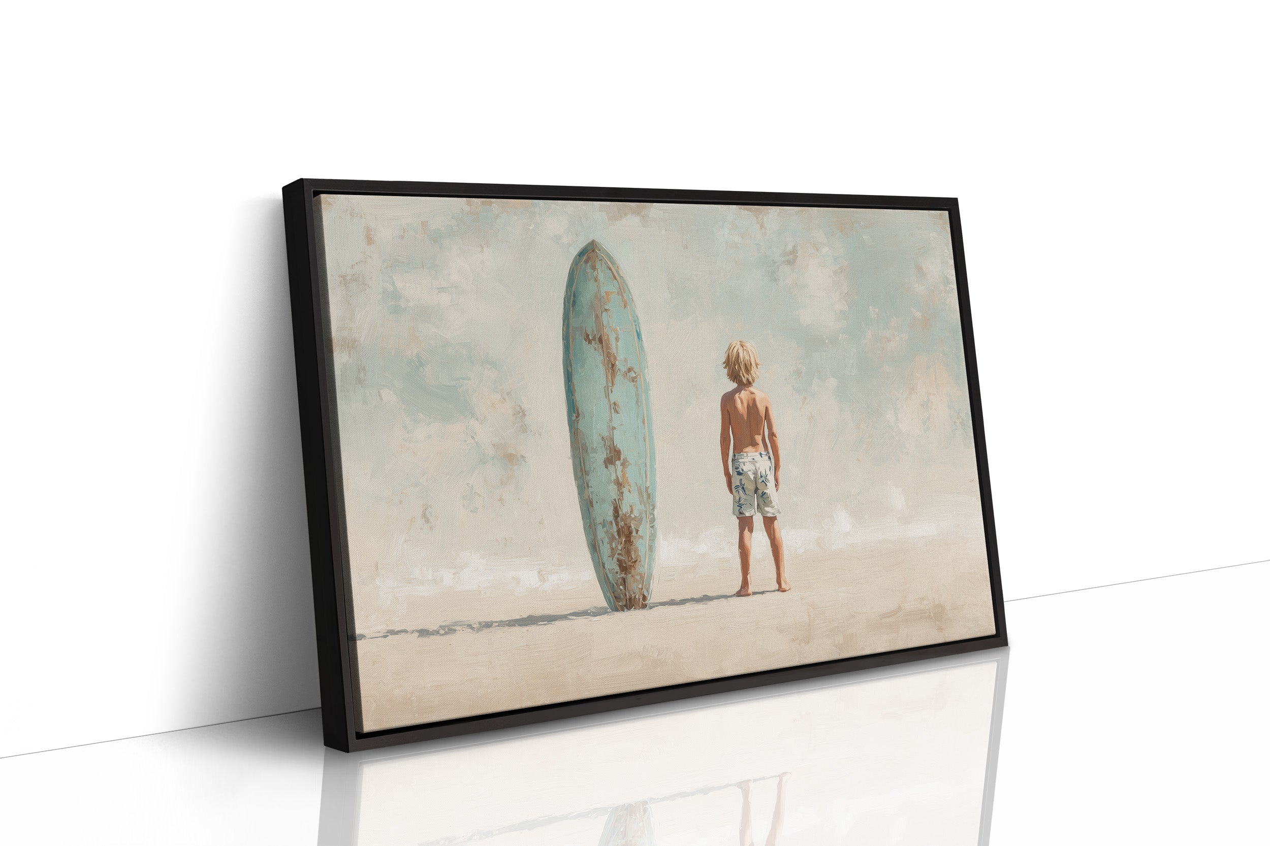 Weathered Teal Meets Endless Shore
