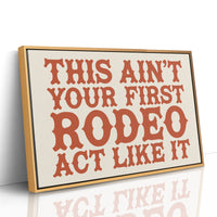 Not Your First Rodeo, Prove It