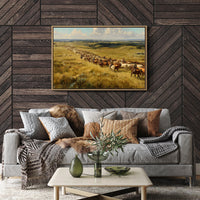 Prairie Dust Follows The Herd