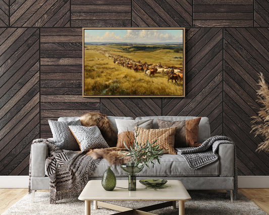 Prairie Dust Follows The Herd