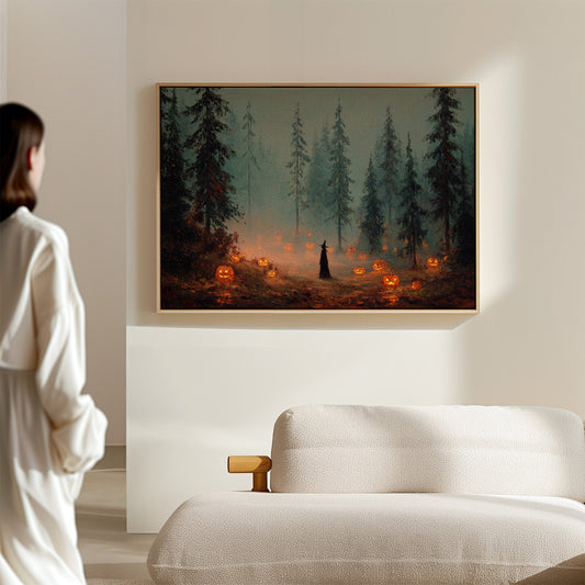 Misty Forest Lantern's Gaze