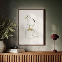 Seagull on a Toilet Roll