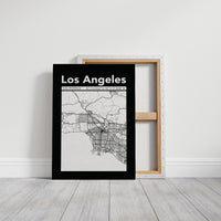 Los Angeles, Mapped in Black