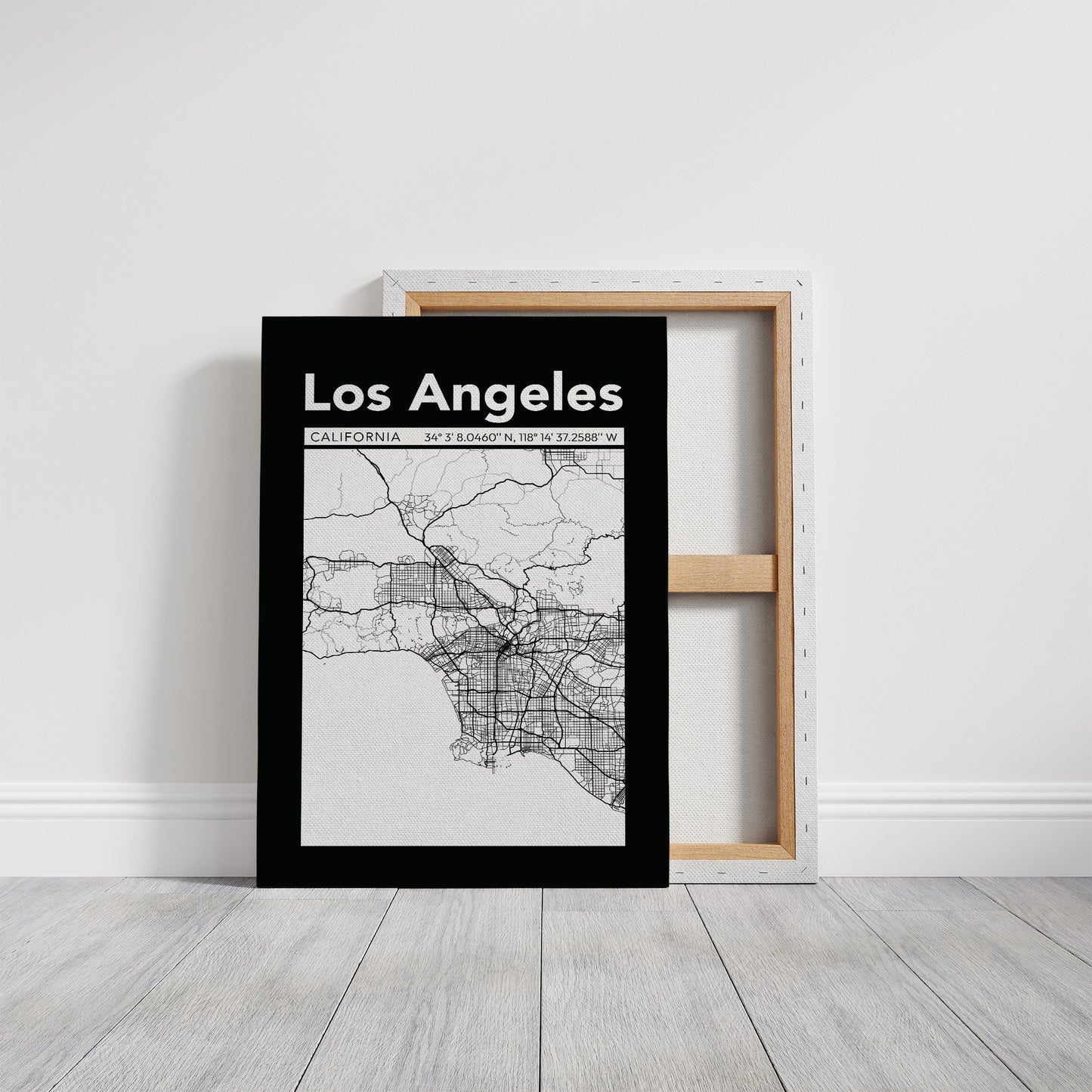 Los Angeles, Mapped in Black