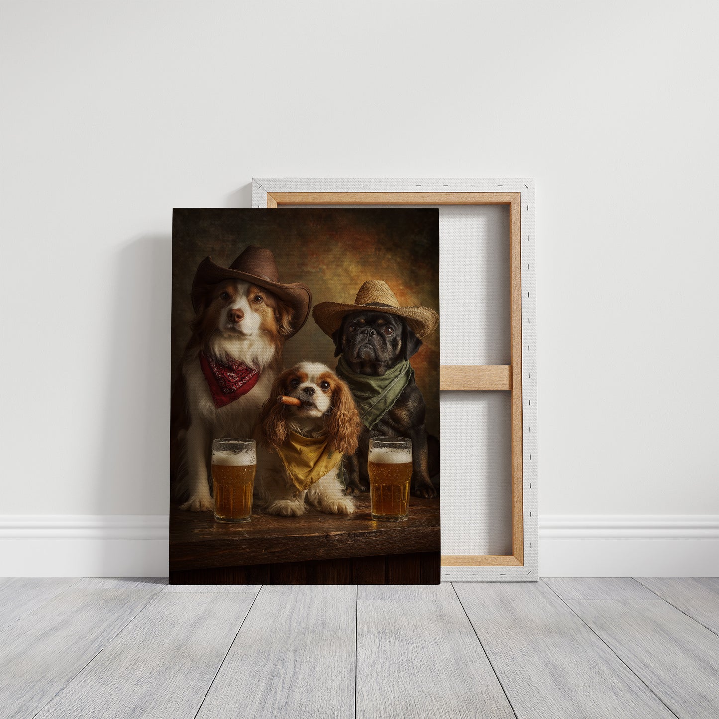 Three Dogs at Sundown Saloon