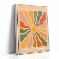 Groovy Sunburst Rays