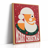 Modernist Santa Portrait