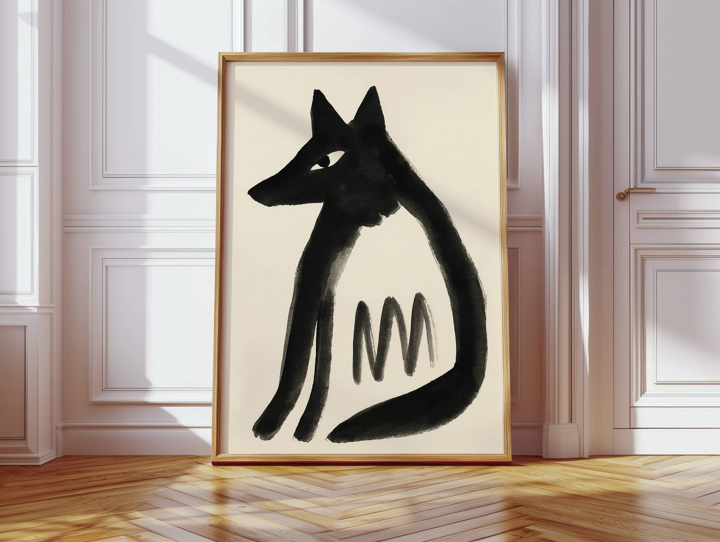 Midnight Fox Speaks Ancient Signs