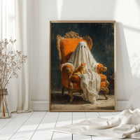 The Guardian in White Drapes