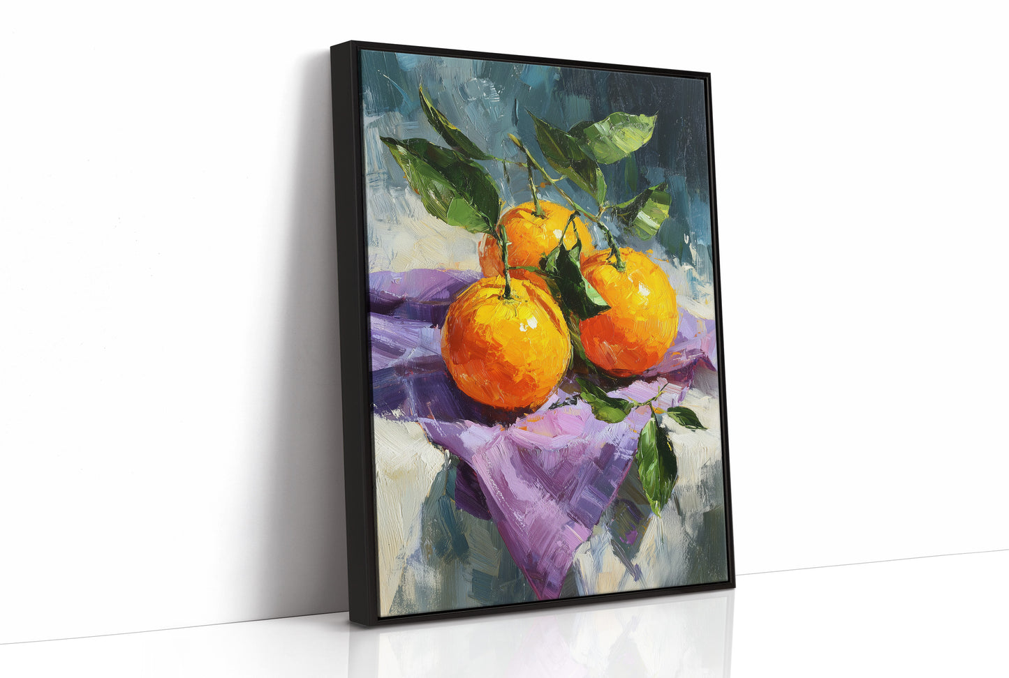 Three Oranges on a Lavender Day