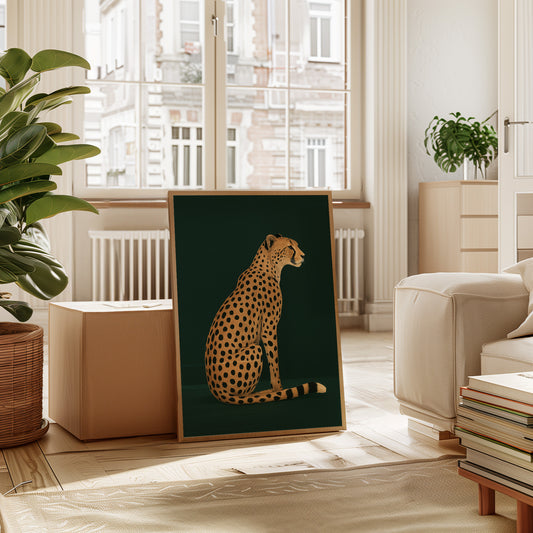 Cheetah Grace on Emerald