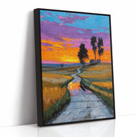 The Road Home at Golden Hour
