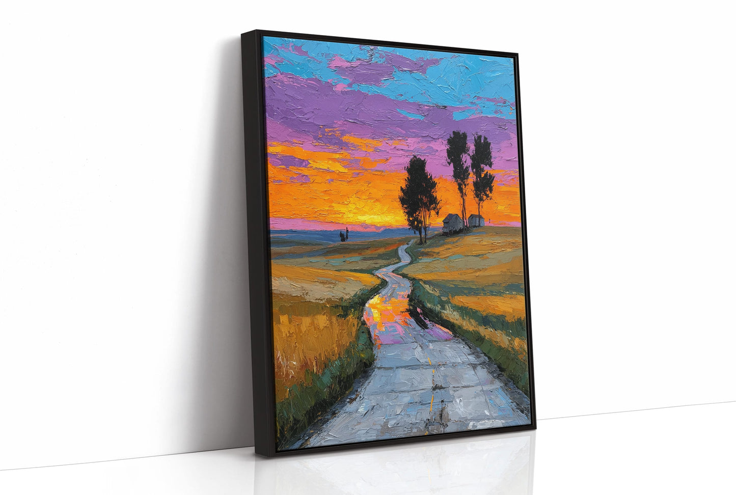 The Road Home at Golden Hour