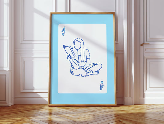 Blue Lines Tell Stories Simply
