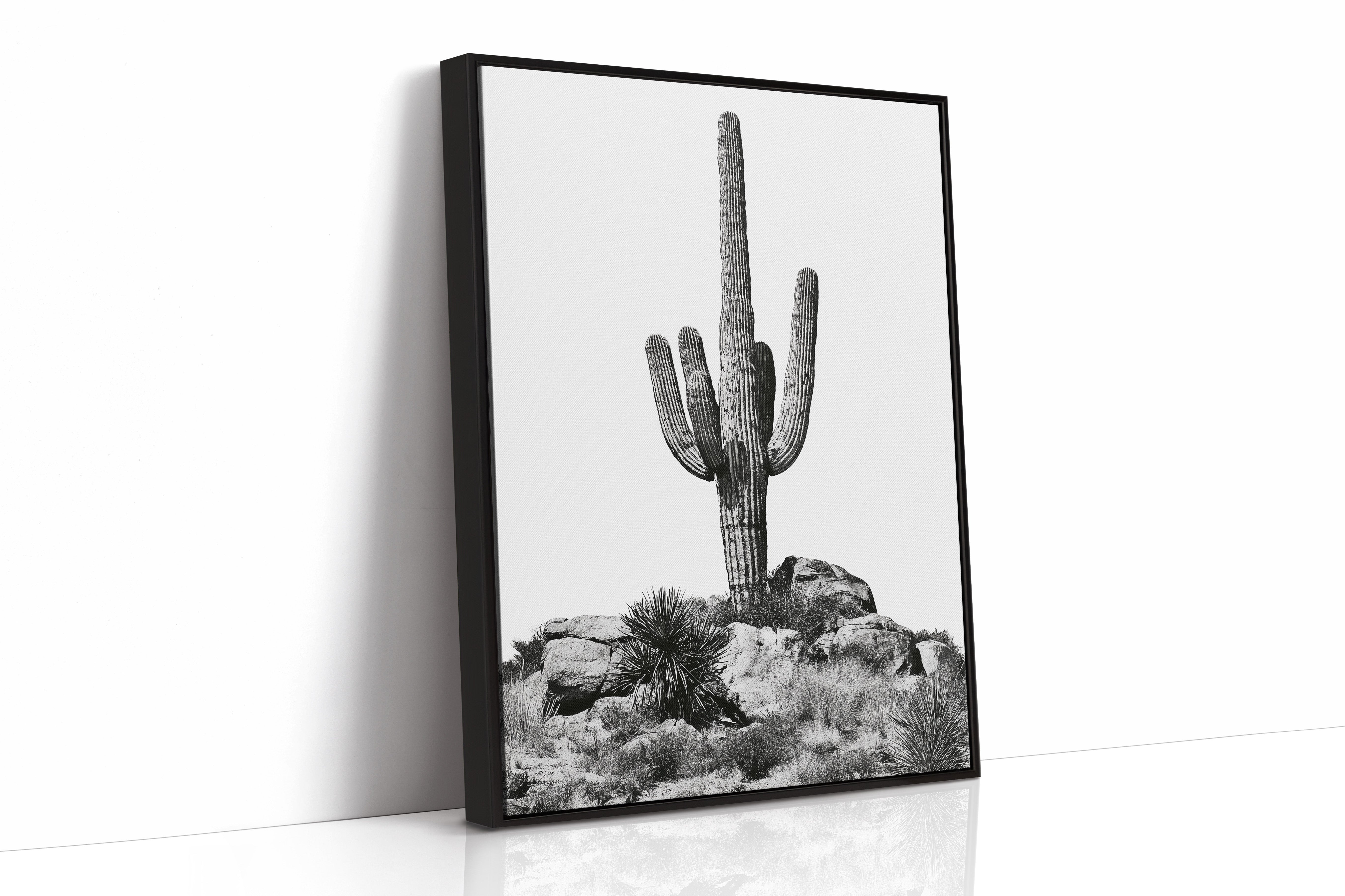 Lone Saguaro Standing Tall