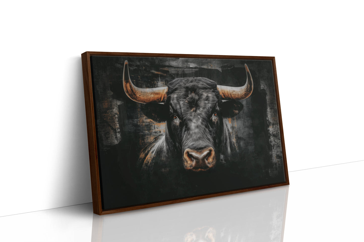 Midnight Bulls Wear Golden Crowns