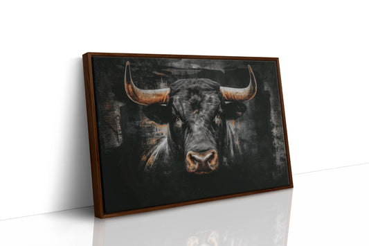 Midnight Bulls Wear Golden Crowns
