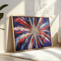 Starburst Symphony In Patriot Colors