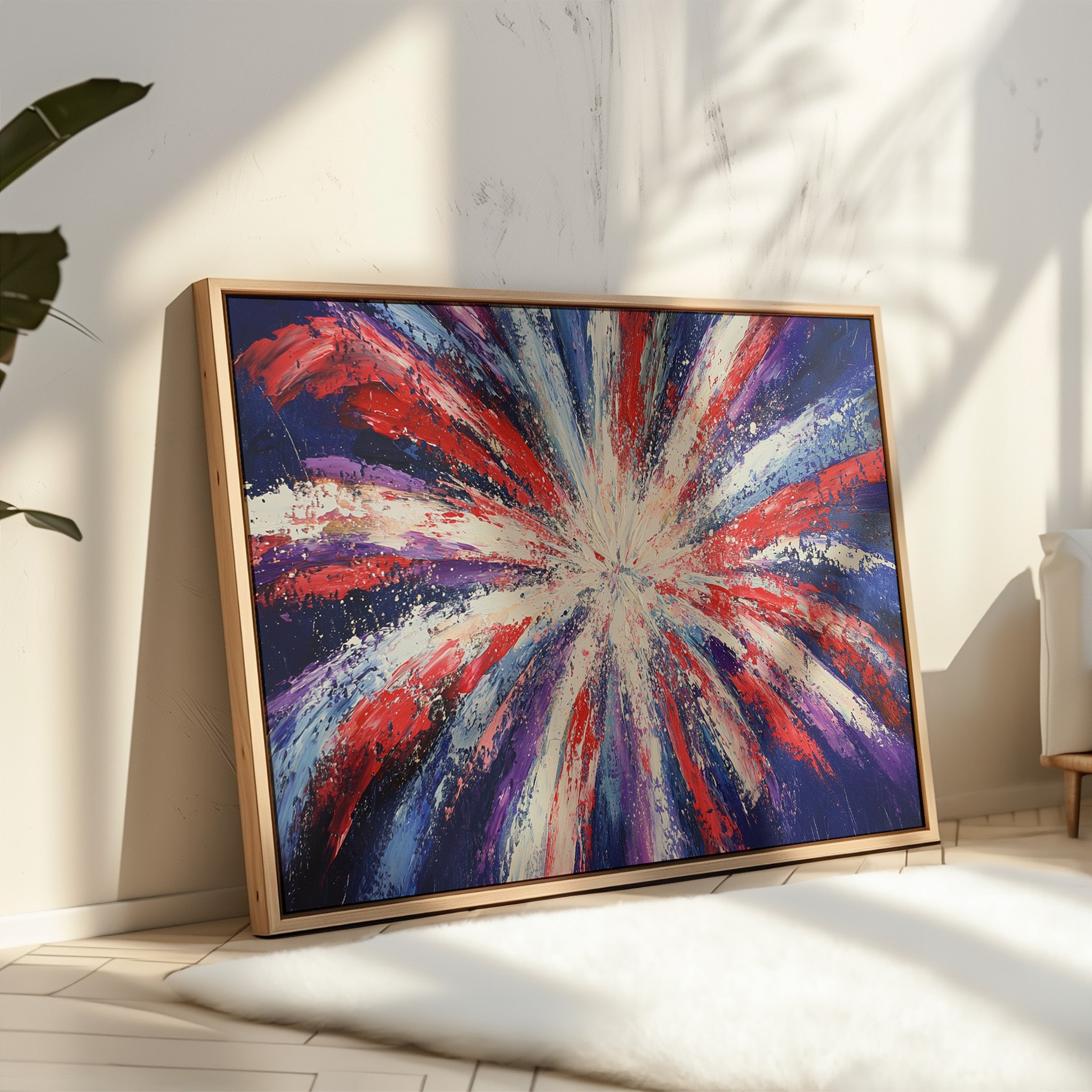 Starburst Symphony In Patriot Colors