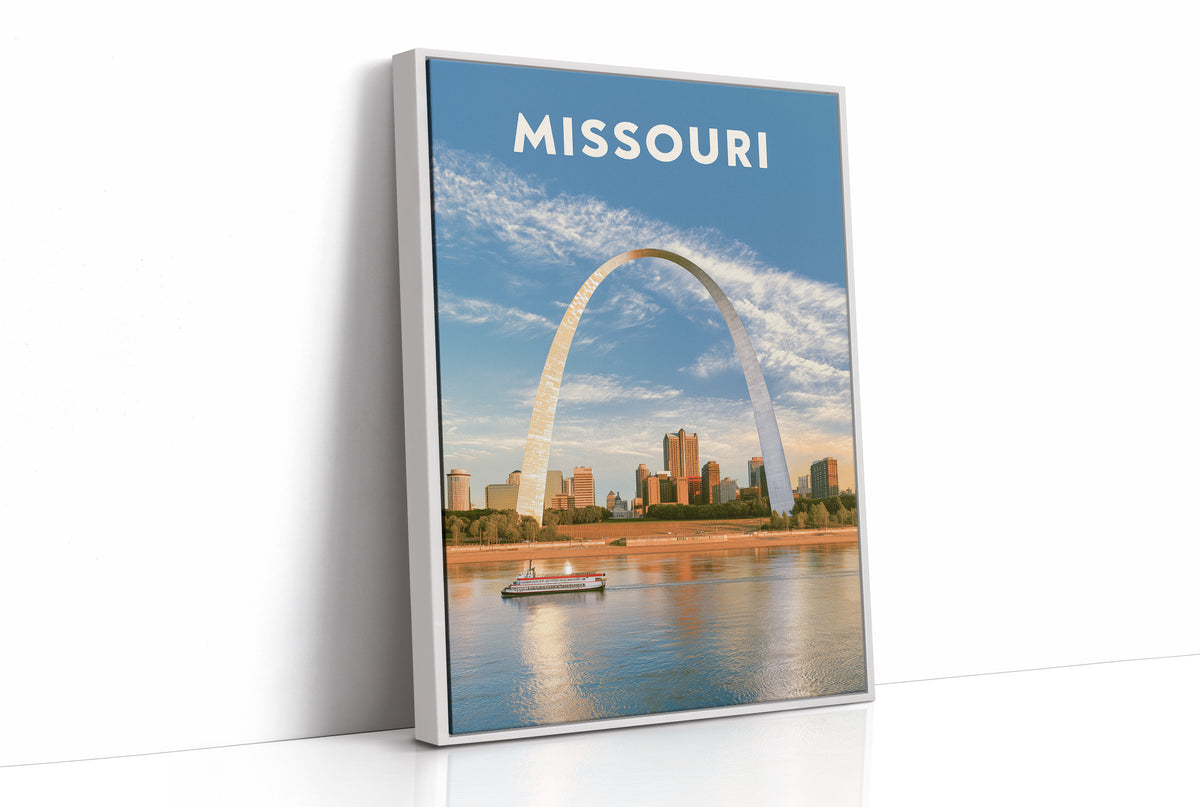 Gateway Arch River Golden Hour