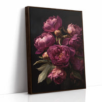 Velvet Blooms Against Midnight Walls