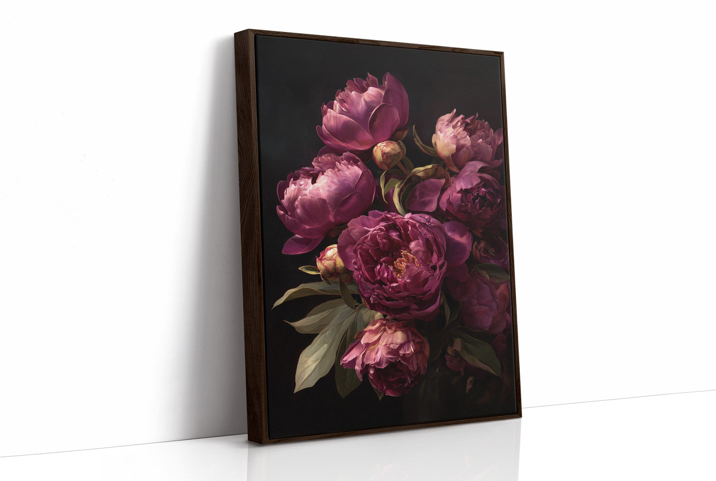 Velvet Blooms Against Midnight Walls