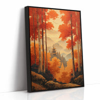 Maple Forest Guards Ancient Temple