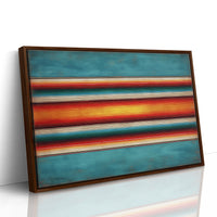Sunset Stripes Across Desert Horizons