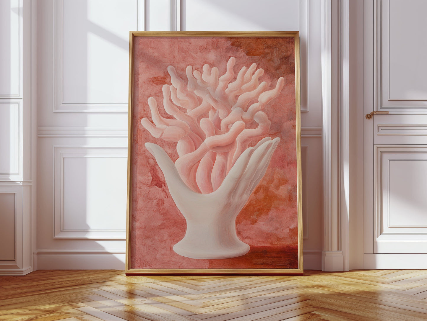 Coral Dreams In Porcelain Light