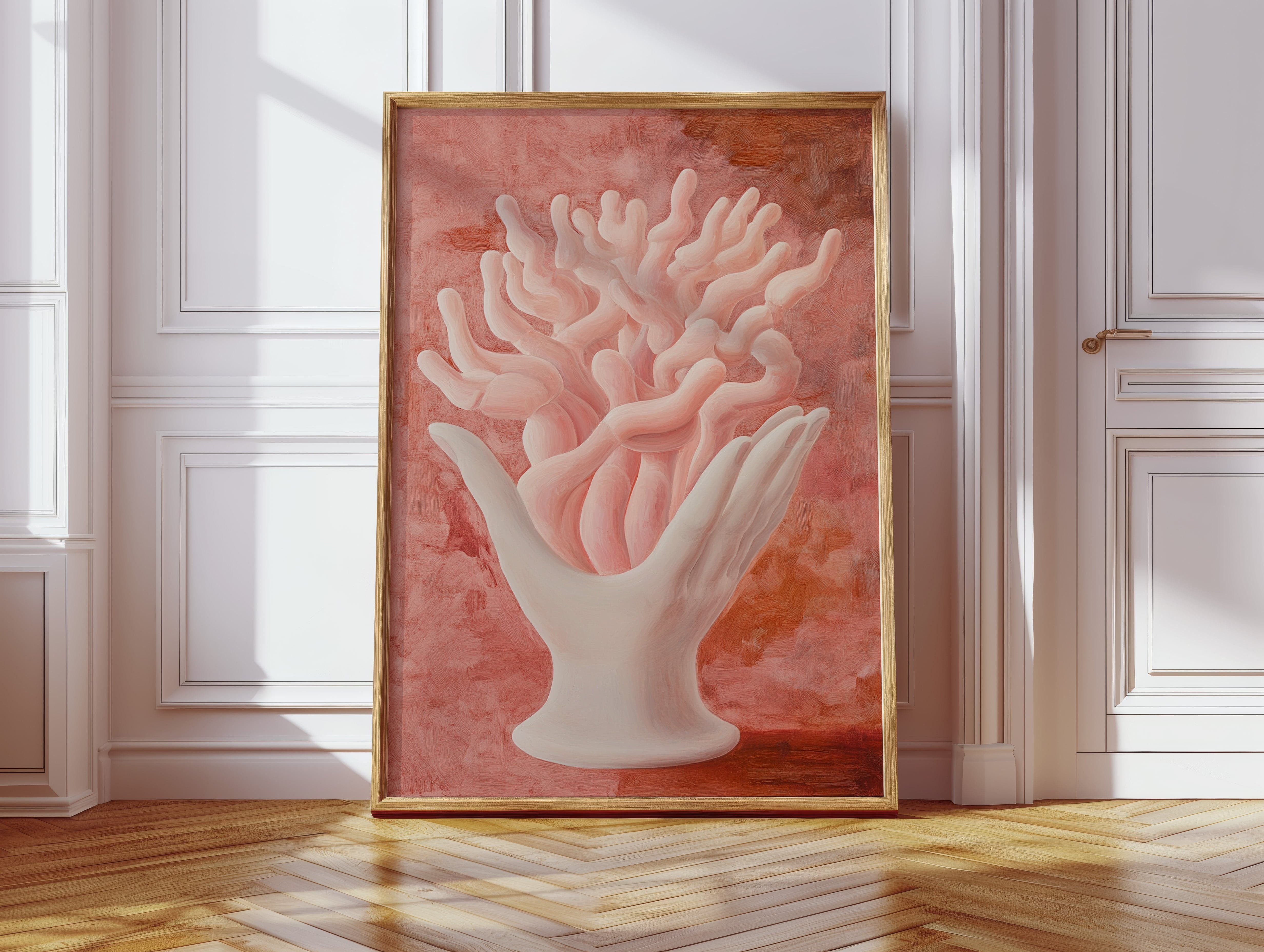 Coral Dreams In Porcelain Light