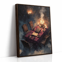 Candlelit Table, Unread Pages