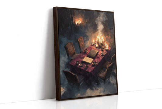 Candlelit Table, Unread Pages